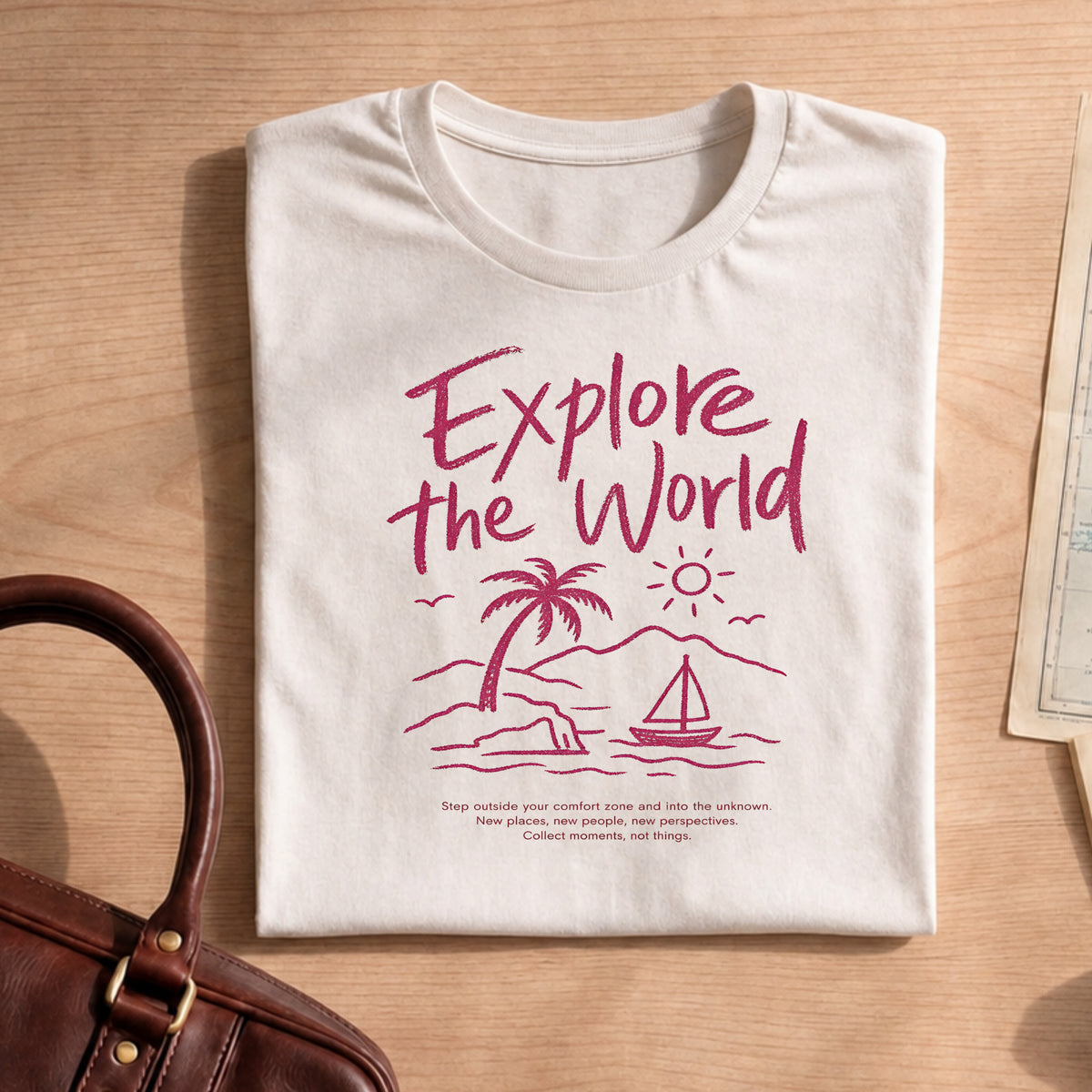 Sailboat Explore the World T-shirt