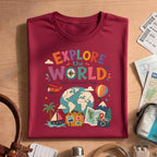 Explore the World Comfort Colors T-shirt