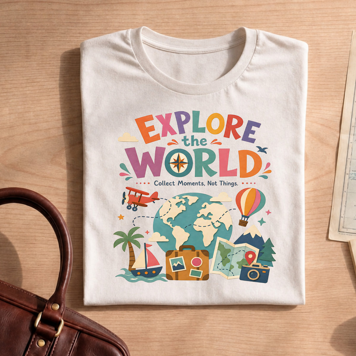 Explore the World Comfort Colors T-shirt
