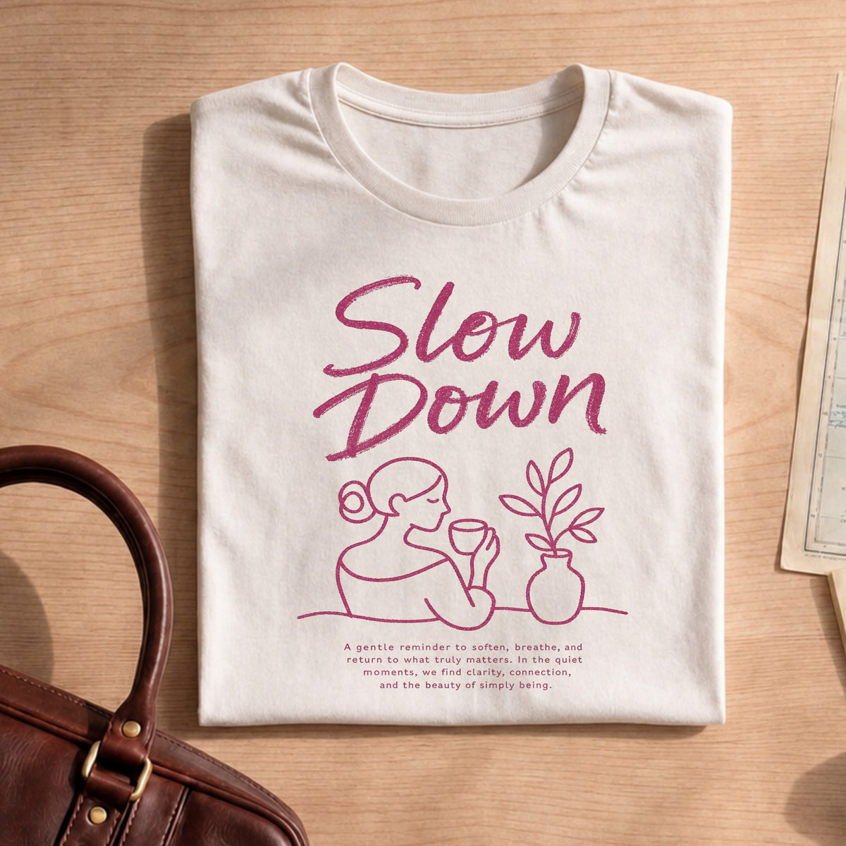 Mindful Breathing Slow Down Tee