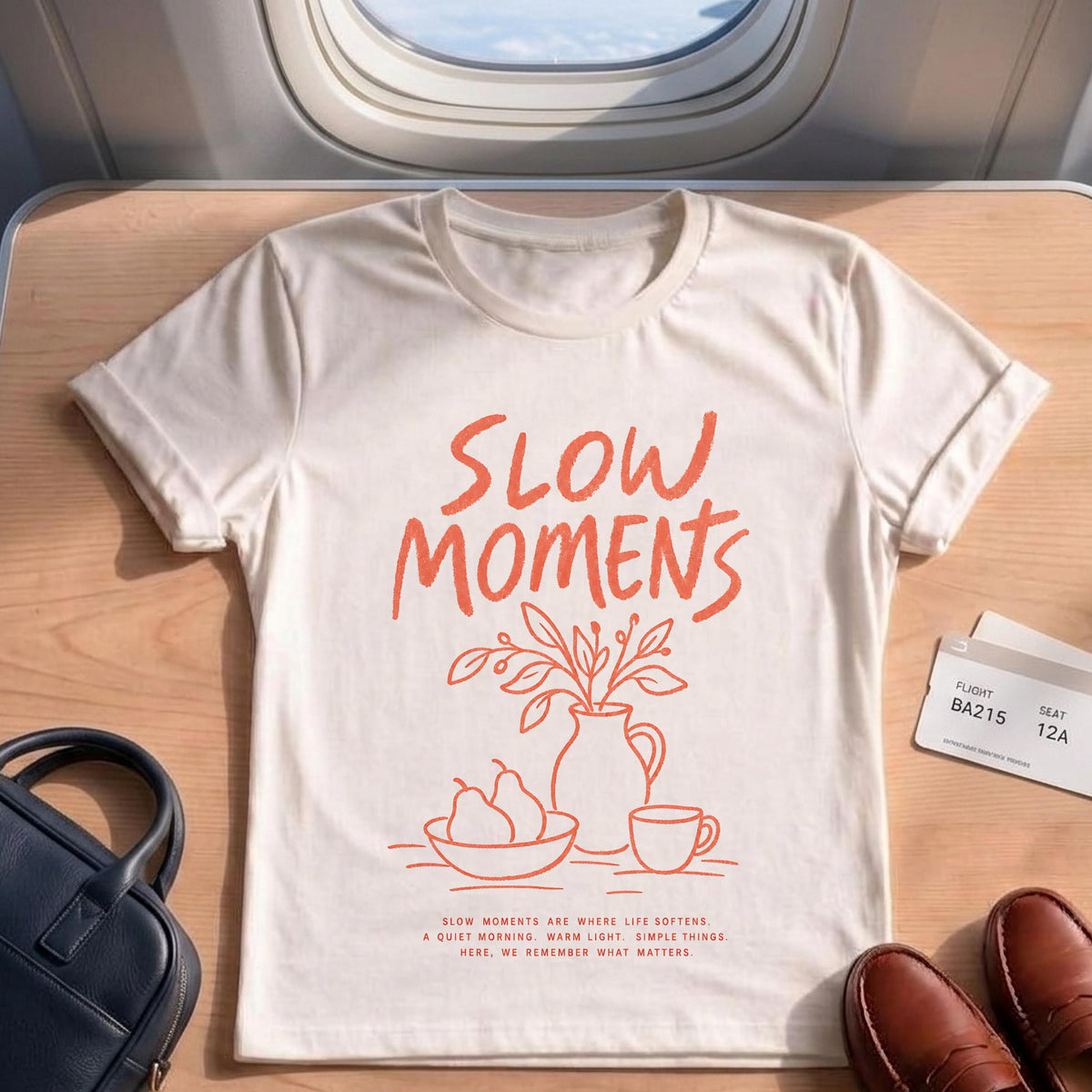 Aesthetic Boho Tee Slow Moments Shirt