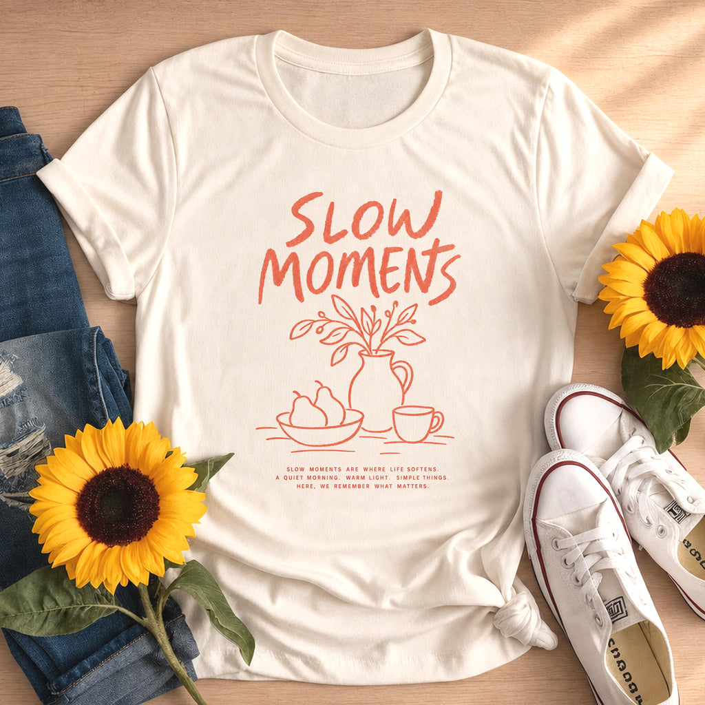 Aesthetic Boho Tee Slow Moments Shirt