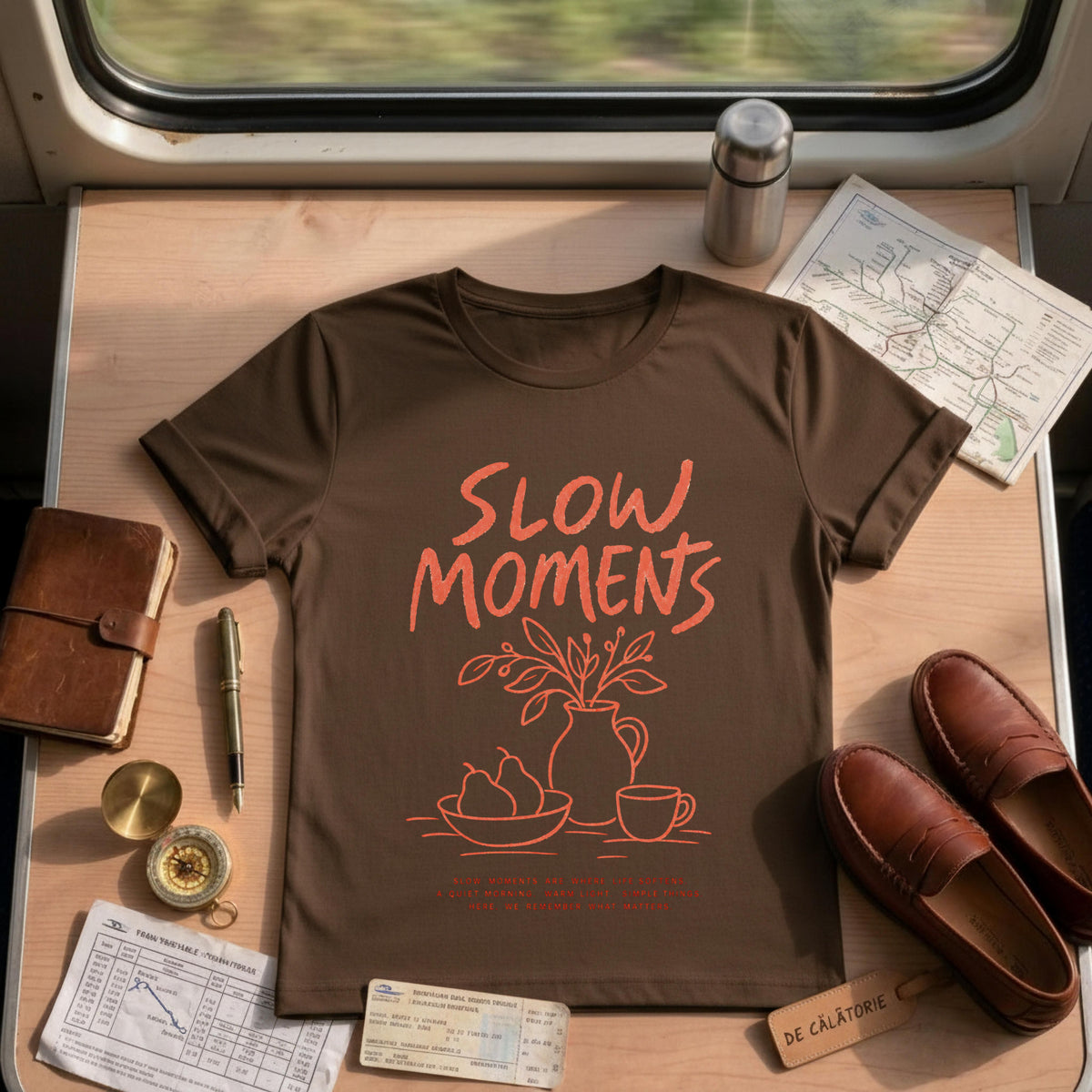Aesthetic Boho Tee Slow Moments Shirt