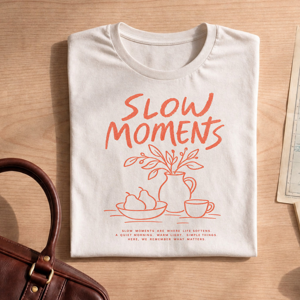 Aesthetic Boho Tee Slow Moments Shirt