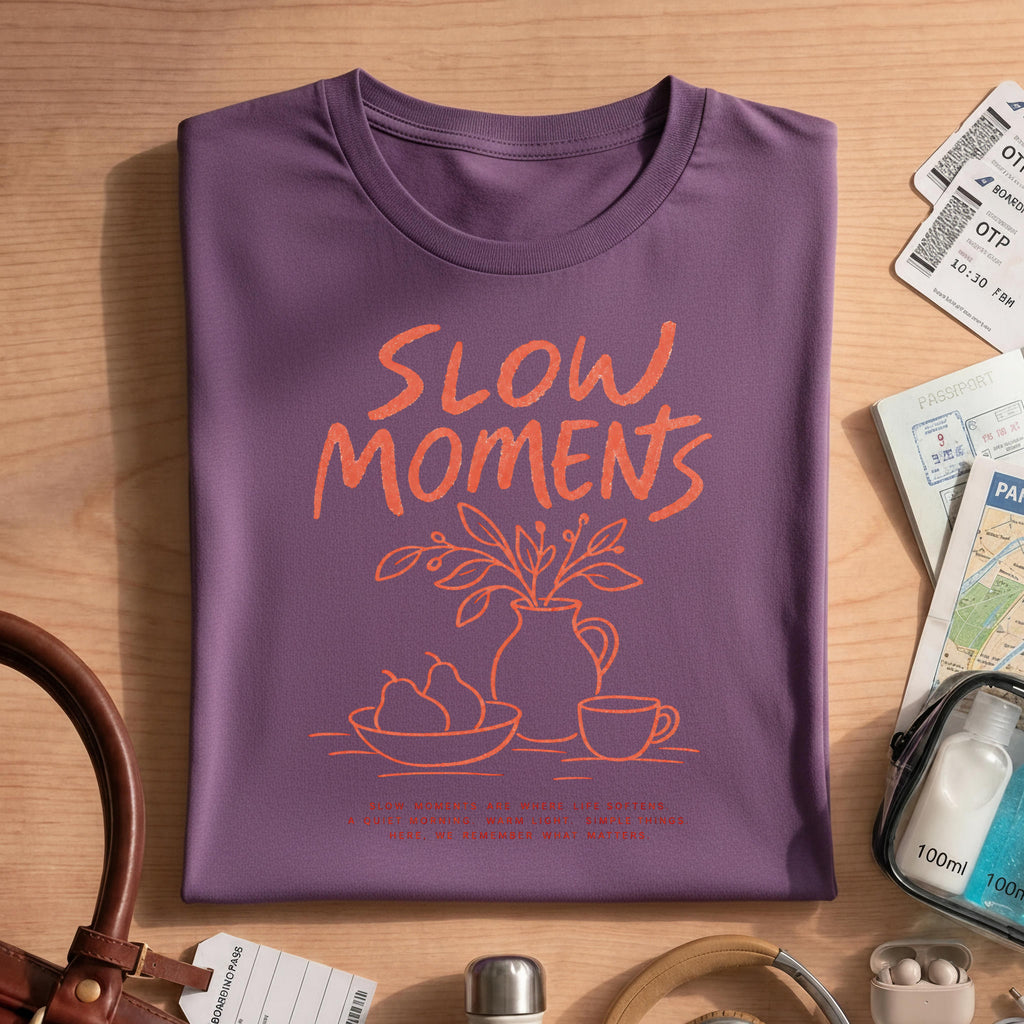 Aesthetic Boho Tee Slow Moments Shirt