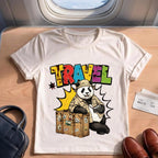 VintageTravel Panda Explorer Bear Tee