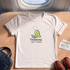 Thinking Not Typing Dinosaur T-Shirt