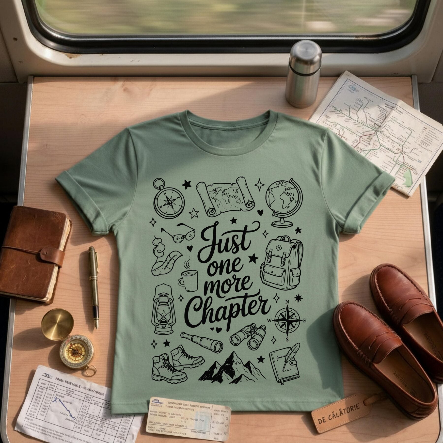 Book Lover Reading Adventure Tee