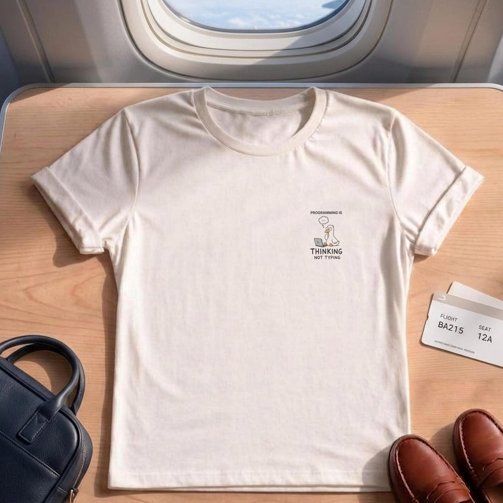 Computer Science Is Thinking Not Typing Coding Tee