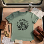 Funny Hiking Just One More Trail Skeleton T-Shirt