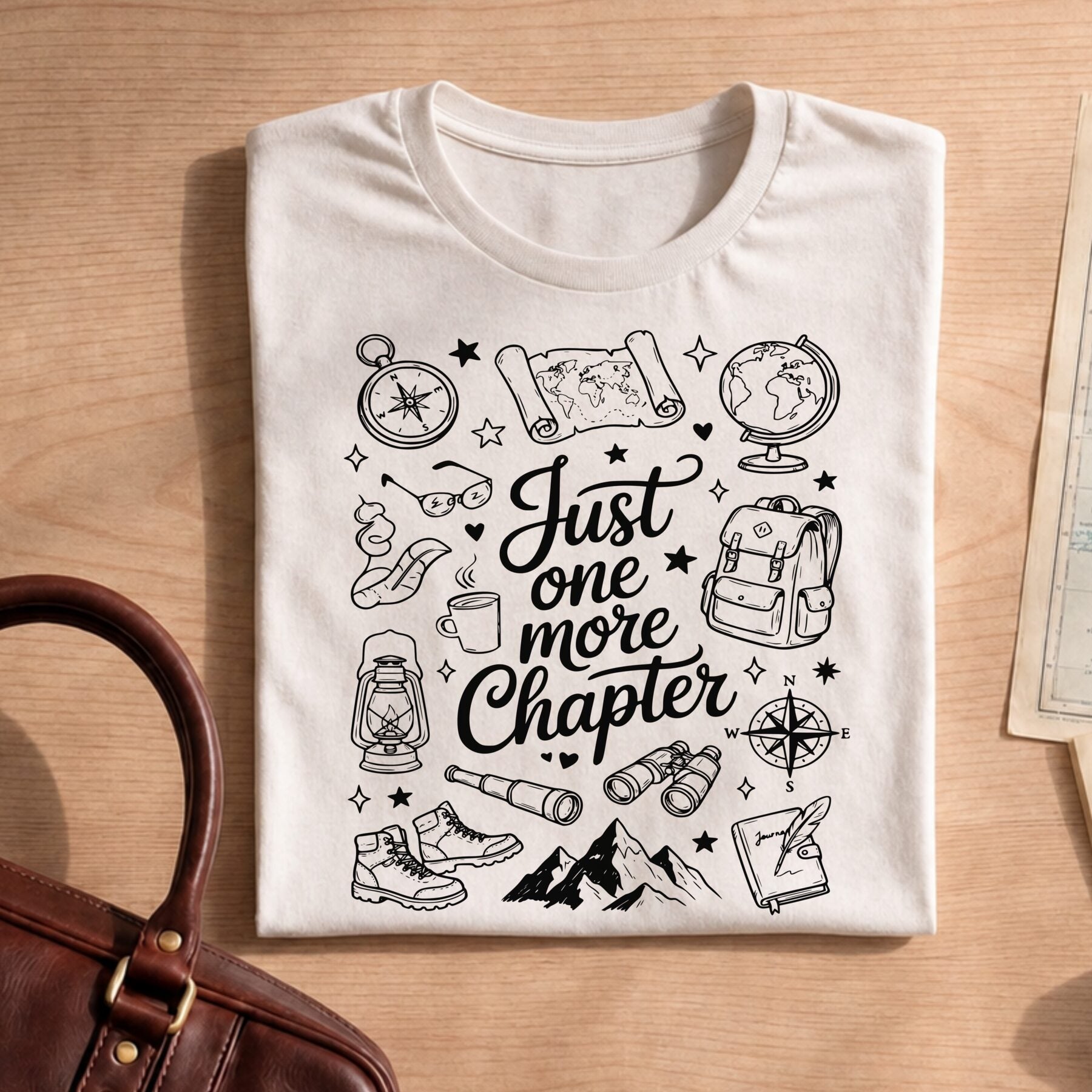 Book Lover Reading Adventure Tee