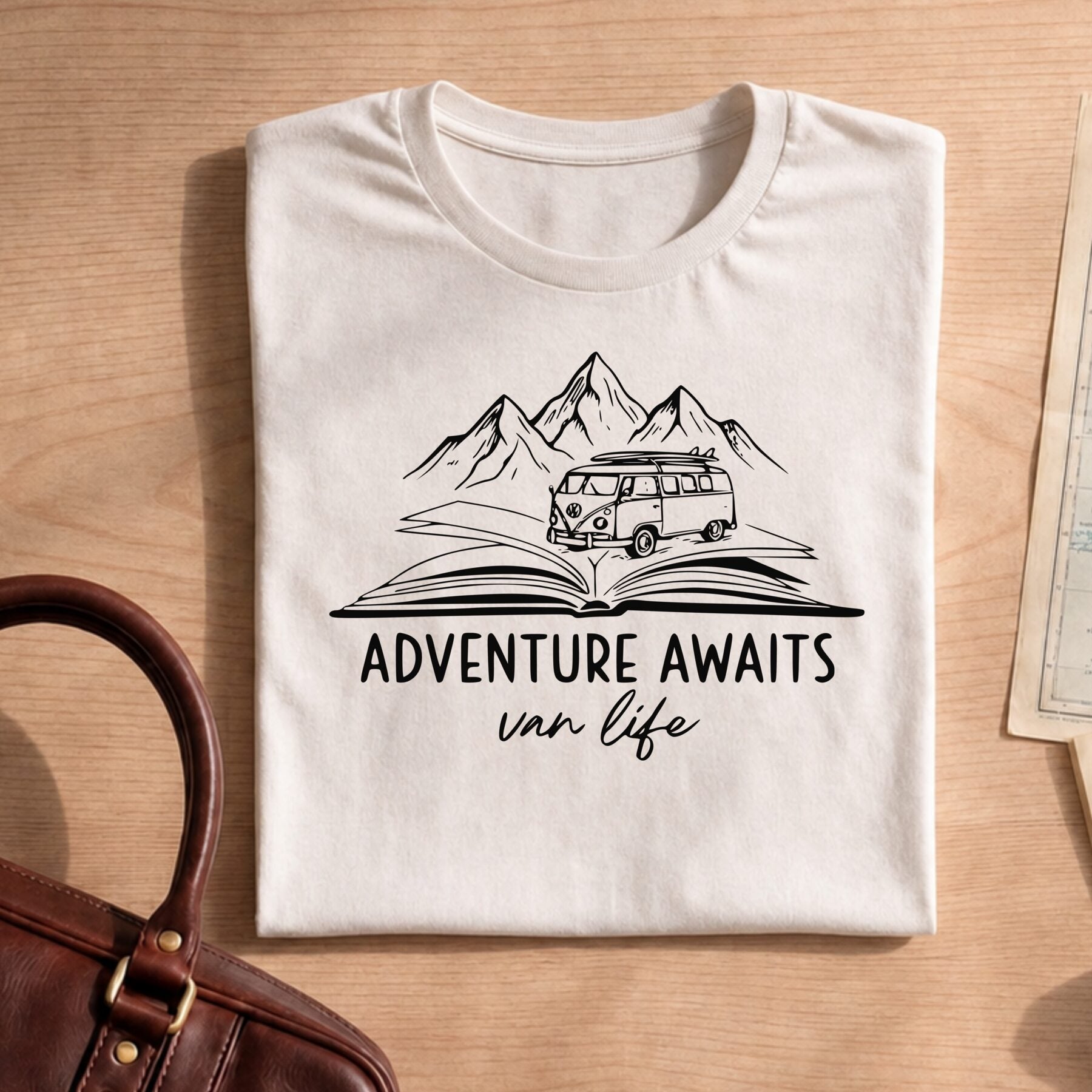 Adventure Awaits Van Life T-Shirt