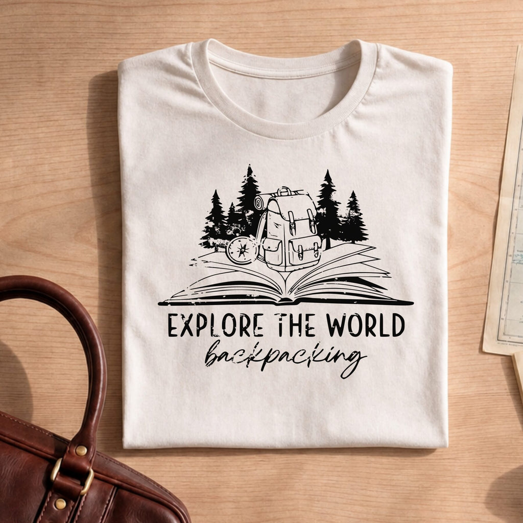 Explore The World Backpacking Shirt