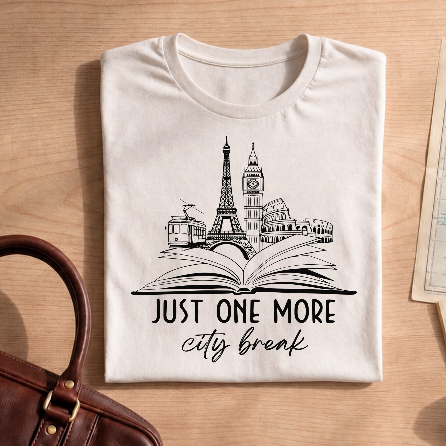 Paris London Rome Bookish Reader Apparel