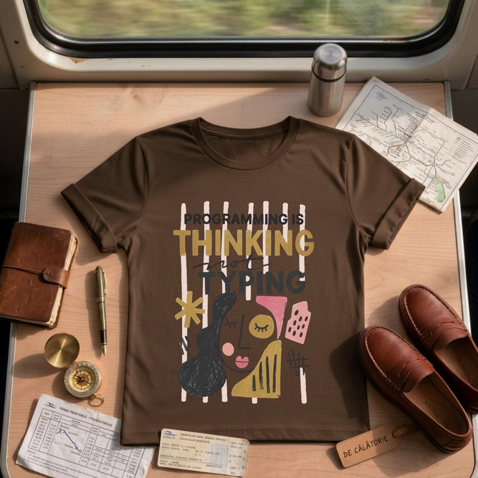 Programming Is Thinking Not Typing Shirt