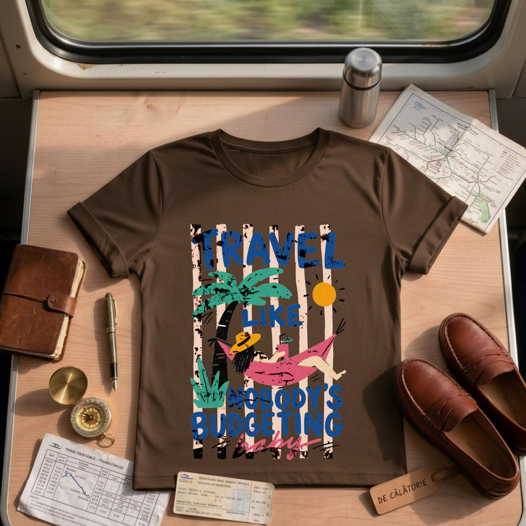Travel Like Nobodys Budgeting Shirt