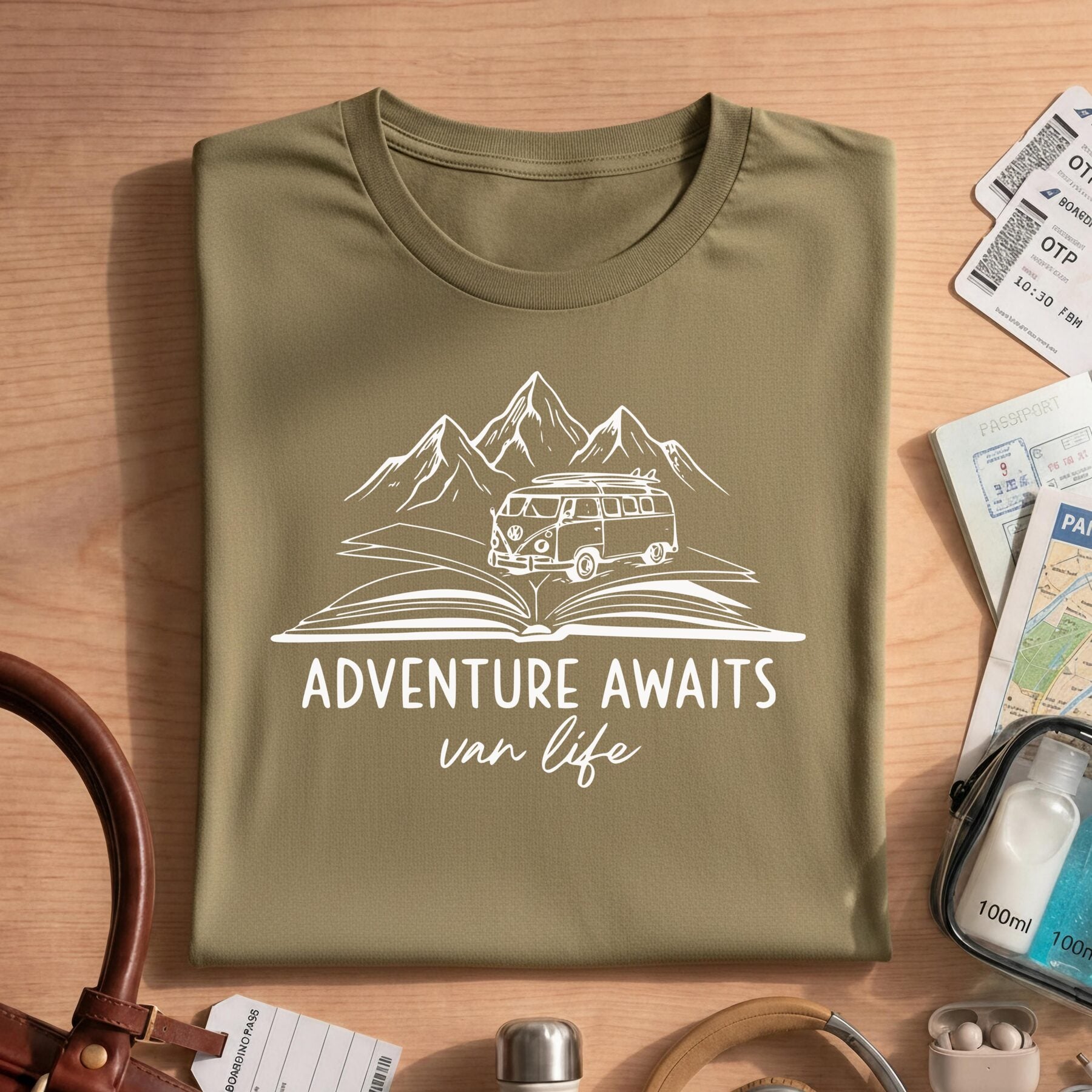 Adventure Awaits Van Life T-Shirt