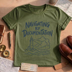 Technical Writer Navigating by Documentation Shirt