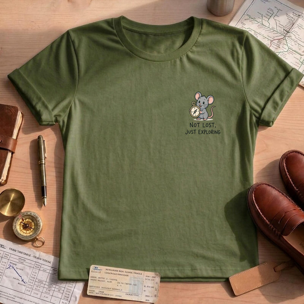 Not Lost Just Exploring Tee