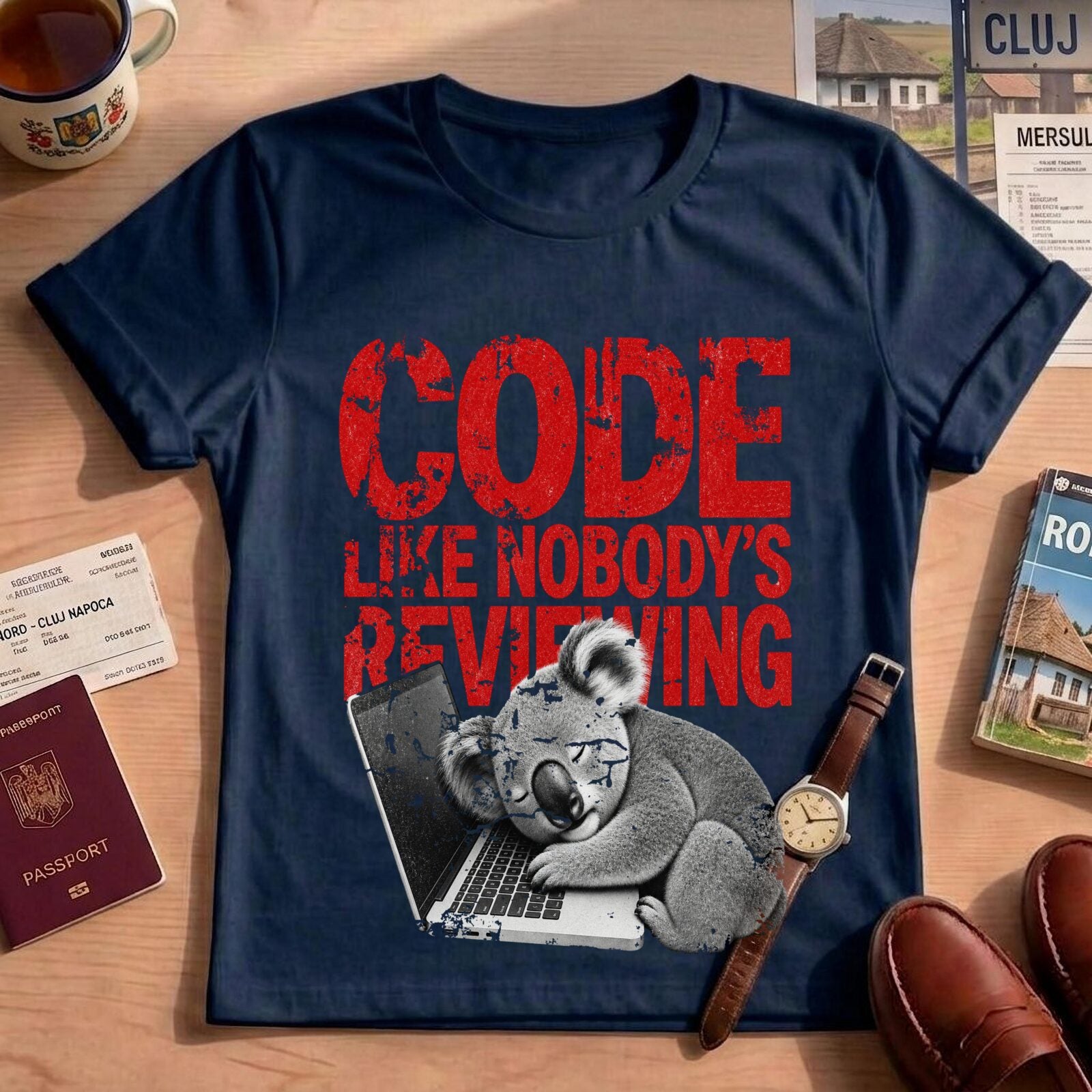 Developer Code Like Nobody's Reviewing Shirt
