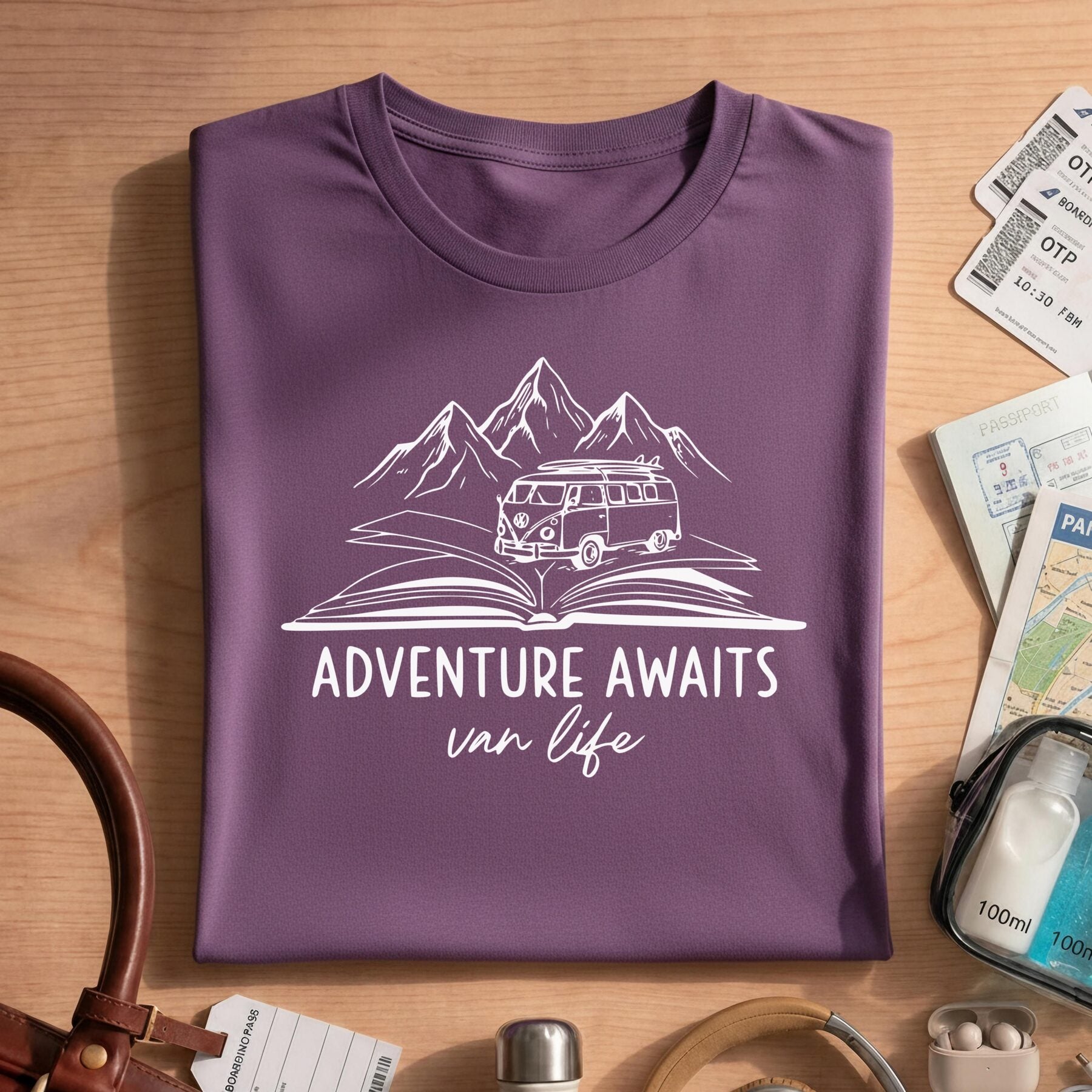 Adventure Awaits Van Life T-Shirt