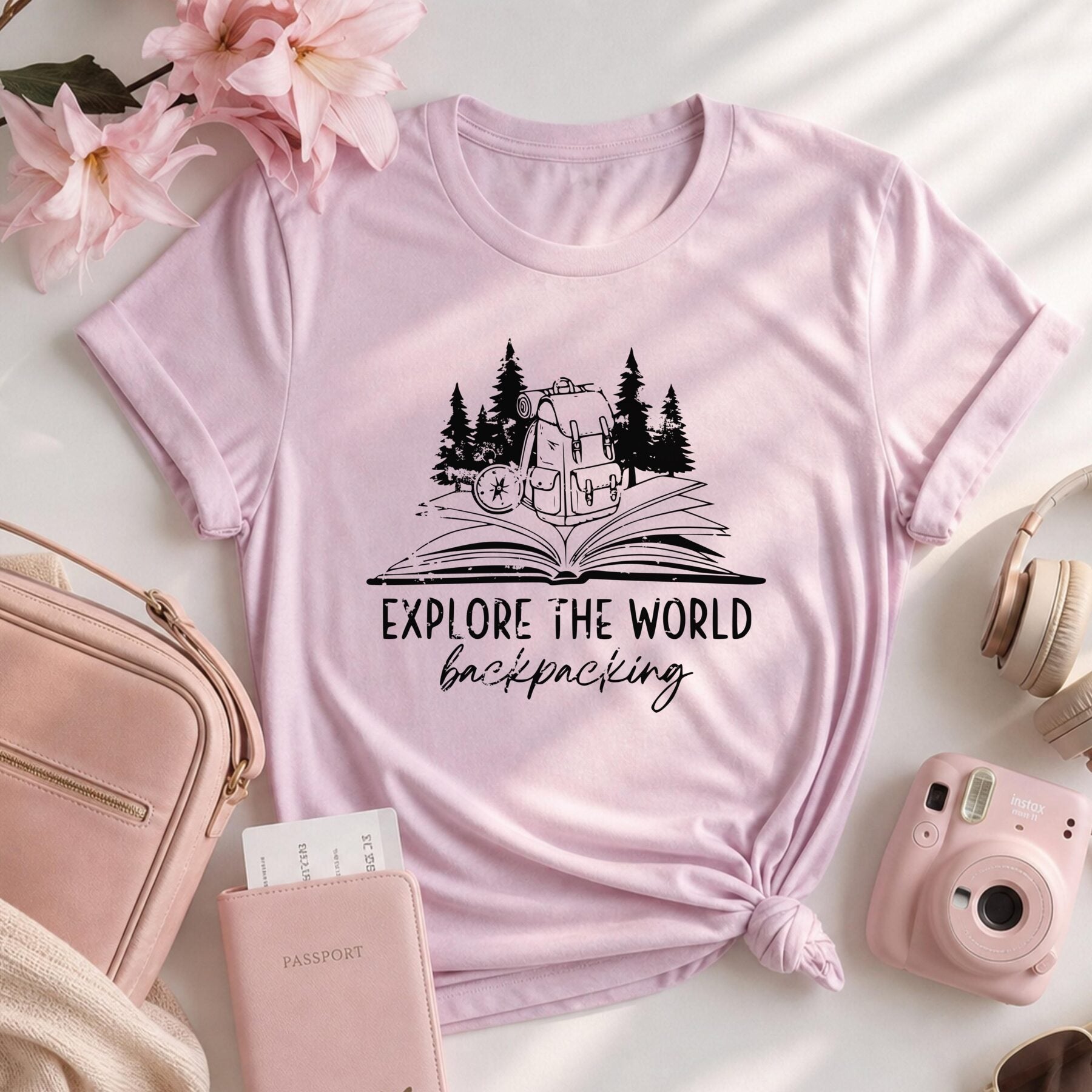 Explore The World Backpacking Shirt