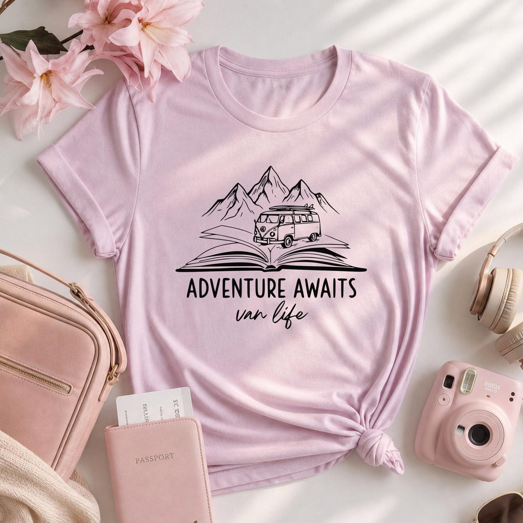 Adventure Awaits Van Life T-Shirt