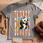 Funny Adventure Panda Explore T-Shirt
