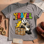 VintageTravel Panda Explorer Bear Tee