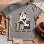 Funny Vacation Adventur Panda Travel Shirt