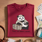 Funny Vacation Adventur Panda Travel Shirt