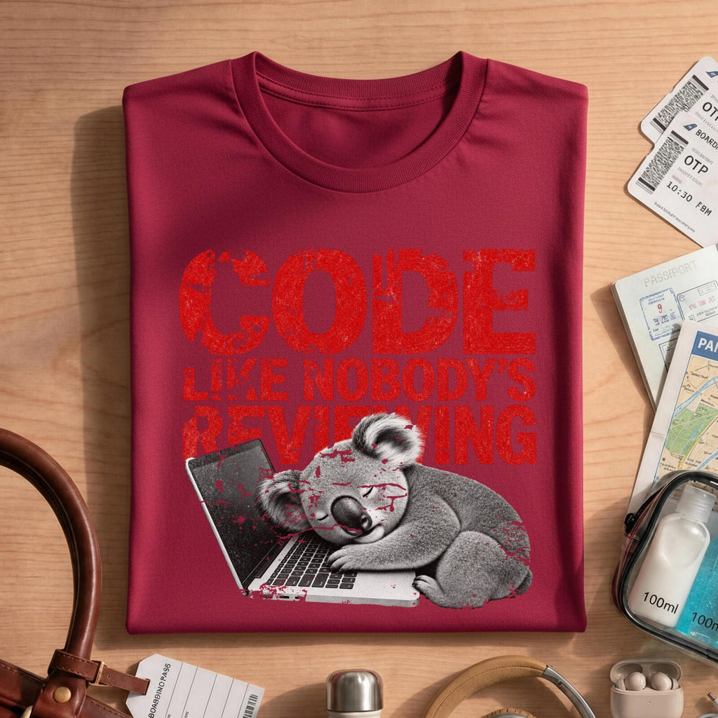 Developer Code Like Nobody's Reviewing Shirt