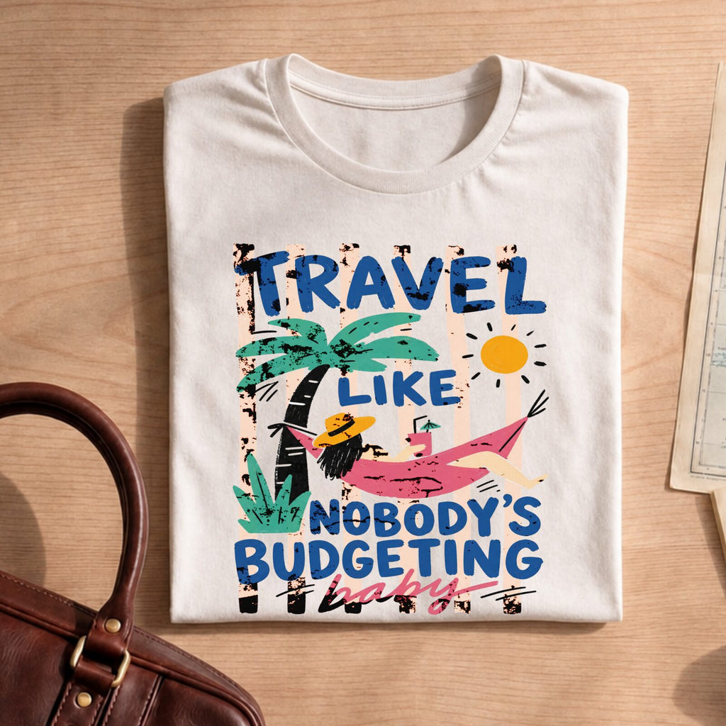 Travel Like Nobodys Budgeting Shirt