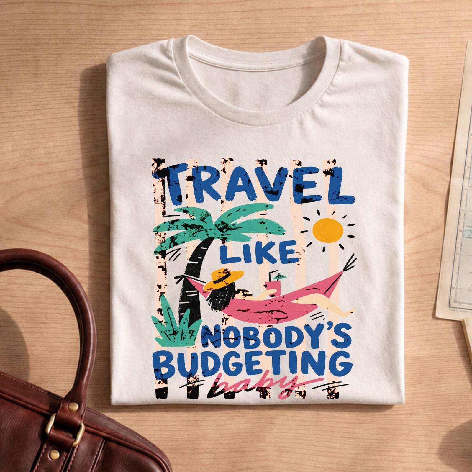 Travel Like Nobodys Budgeting Shirt