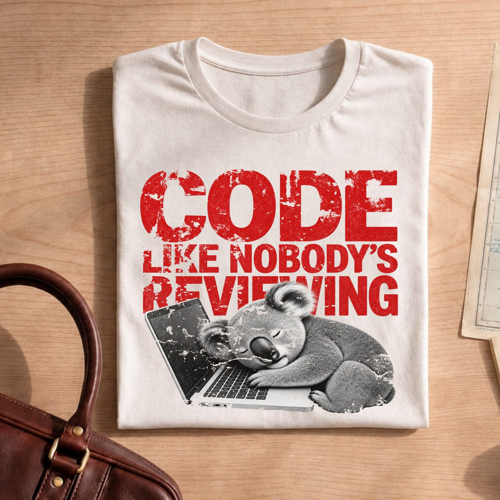 Developer Code Like Nobody's Reviewing Shirt
