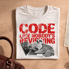 Developer Code Like Nobody's Reviewing Shirt