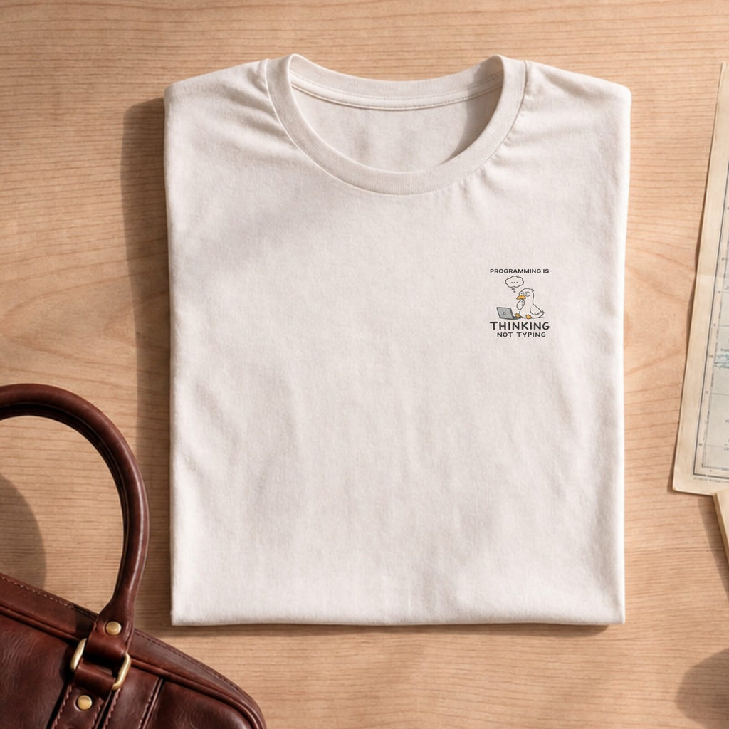 Computer Science Is Thinking Not Typing Coding Tee