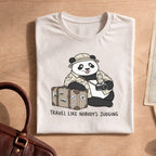 Funny Vacation Adventur Panda Travel Shirt
