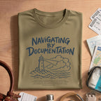 Technical Writer Navigating by Documentation Shirt