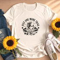 Funny Hiking Just One More Trail Skeleton T-Shirt