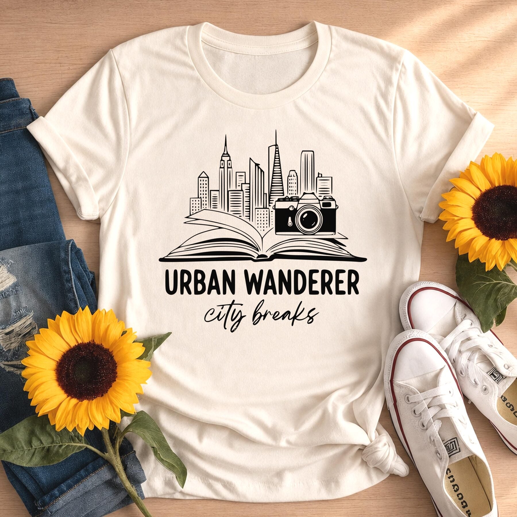 Photograp Urban City Breaks Travel Tee