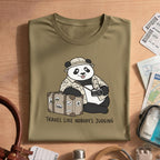 Funny Vacation Adventur Panda Travel Shirt