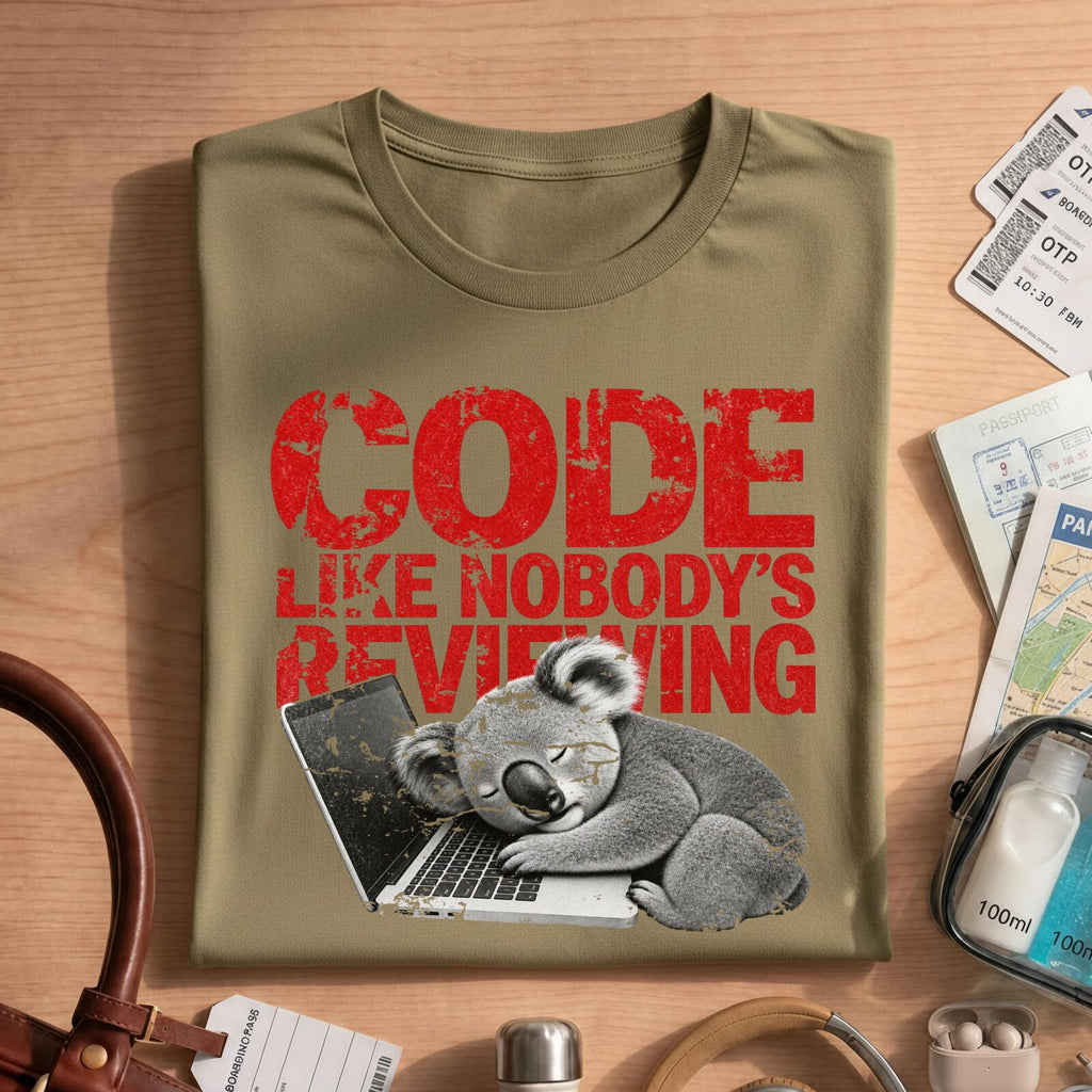 Developer Code Like Nobody's Reviewing Shirt