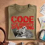 Developer Code Like Nobody's Reviewing Shirt