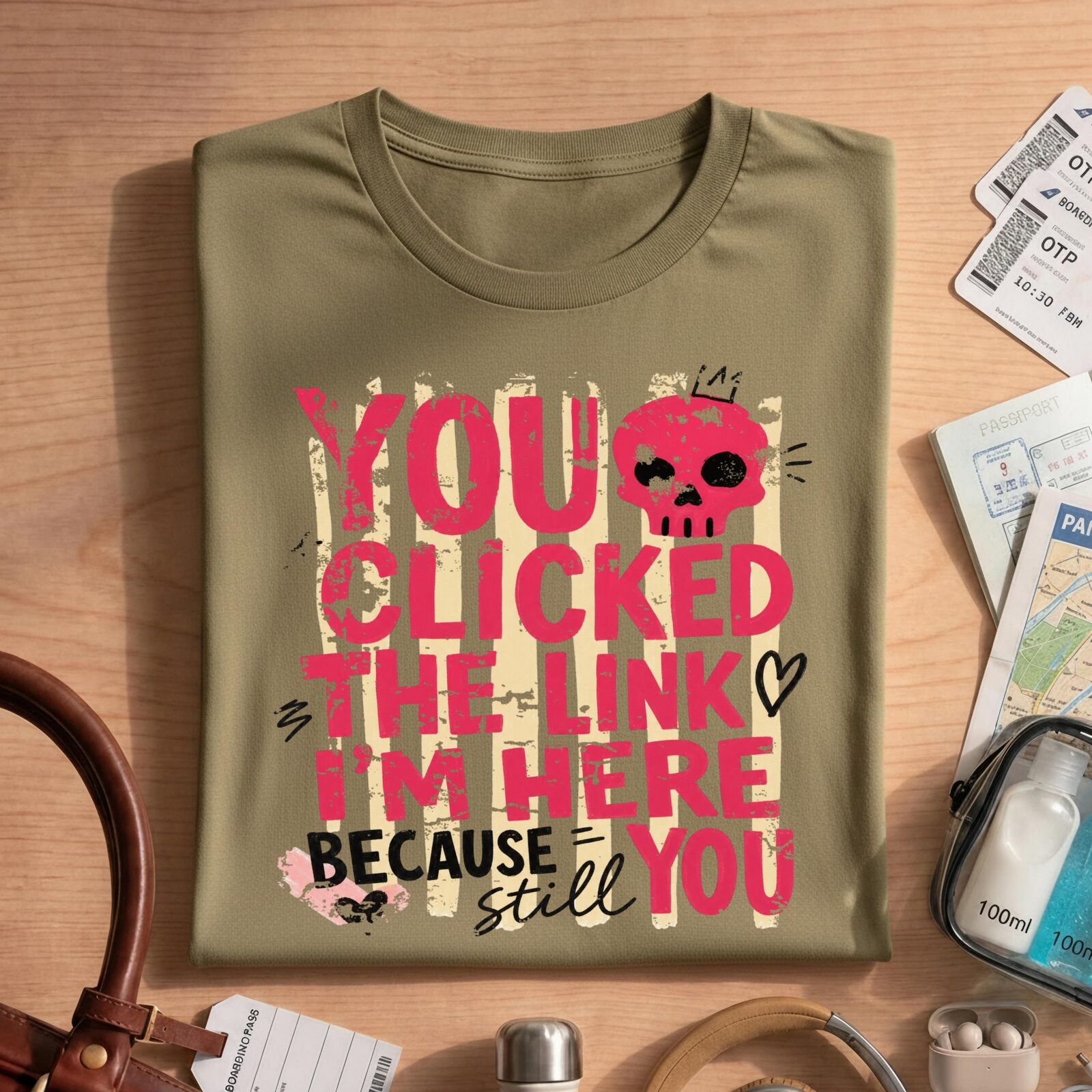 Funny Sarcastic You Clicked The Link T-Shirt