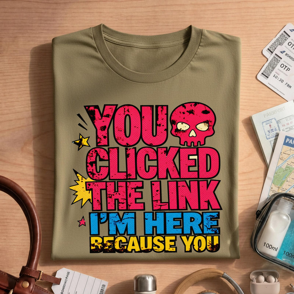 Humorous Pop Art Sarcastic Skull Tee