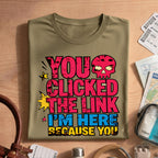 Humorous Pop Art Sarcastic Skull Tee