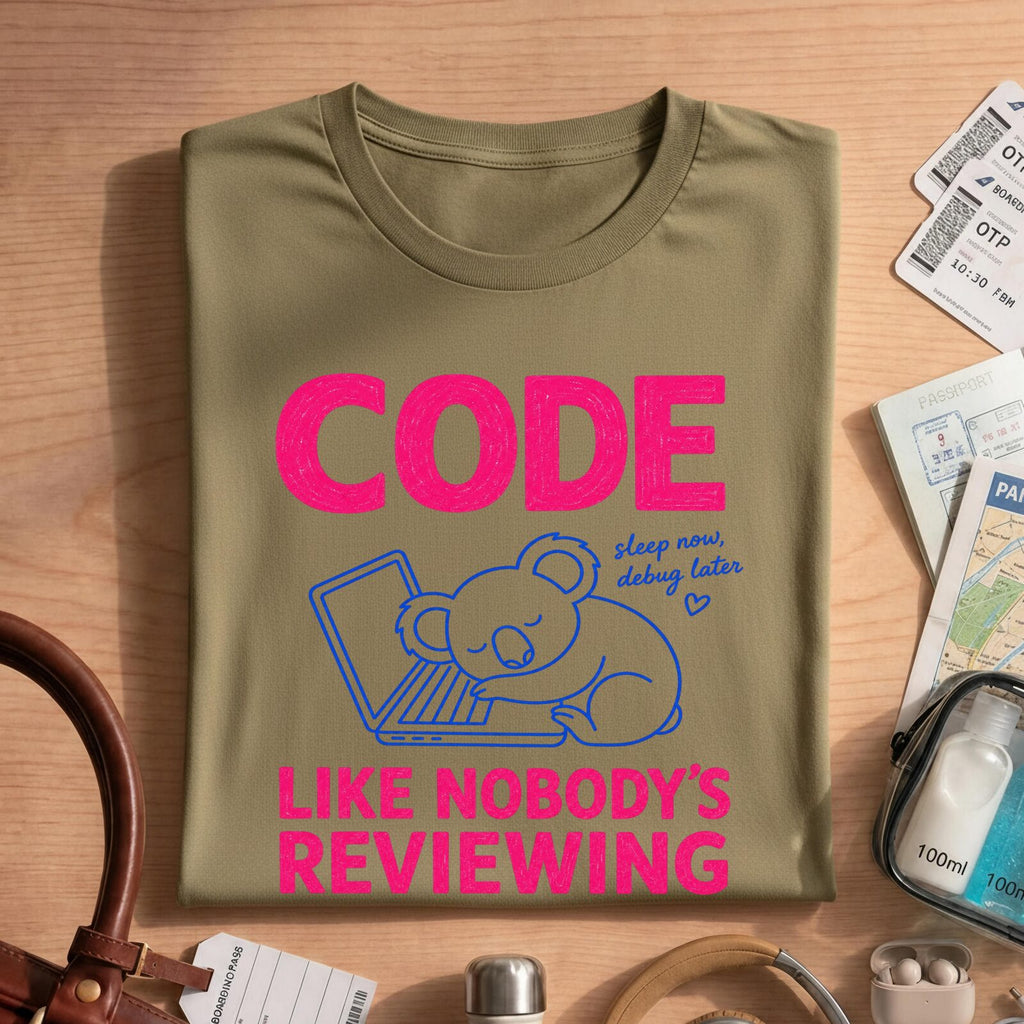 Code Like Nobody's Reviewing Tee