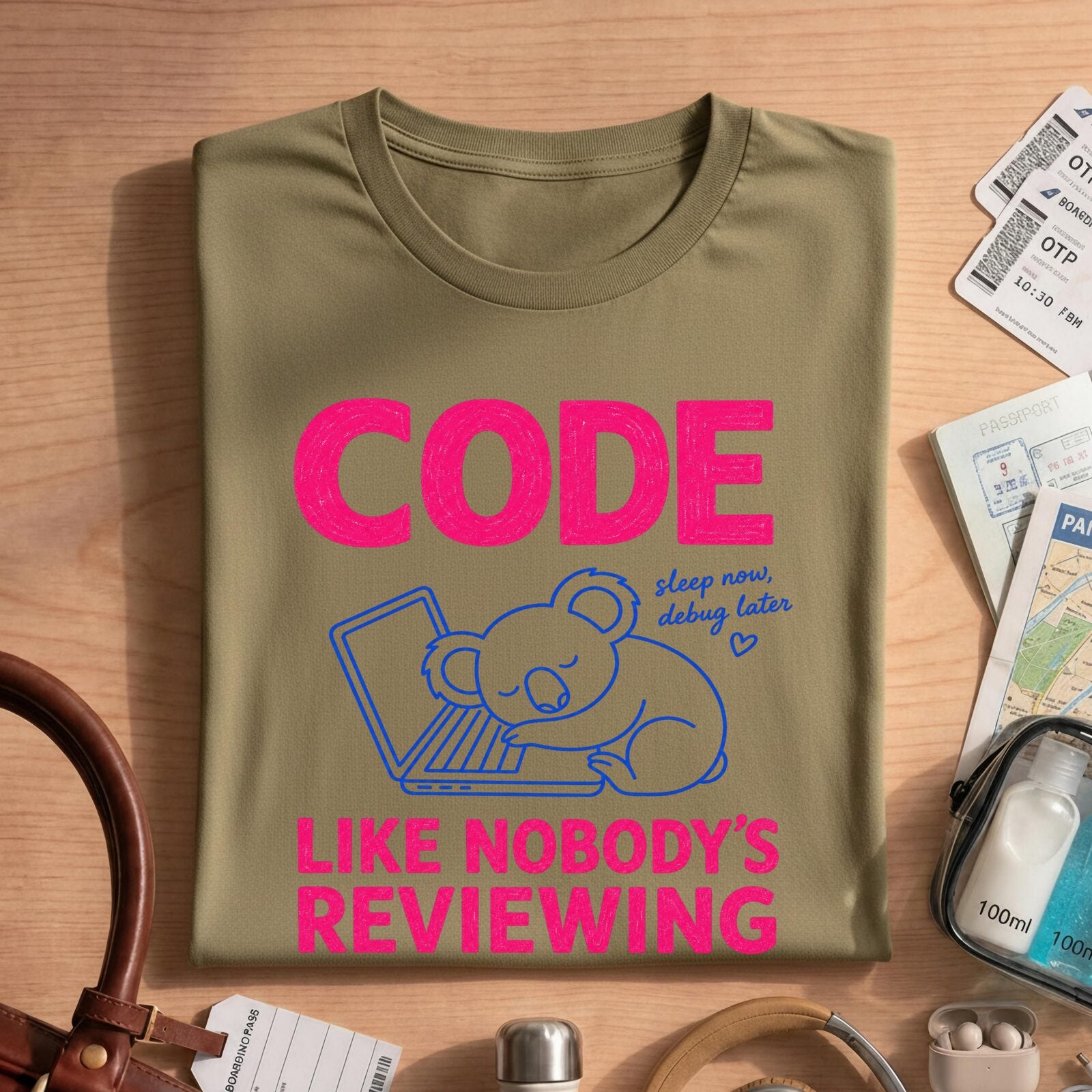 Code Like Nobody's Reviewing Tee