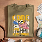 Code Like Nobody's Reviewing Sloth Shirt